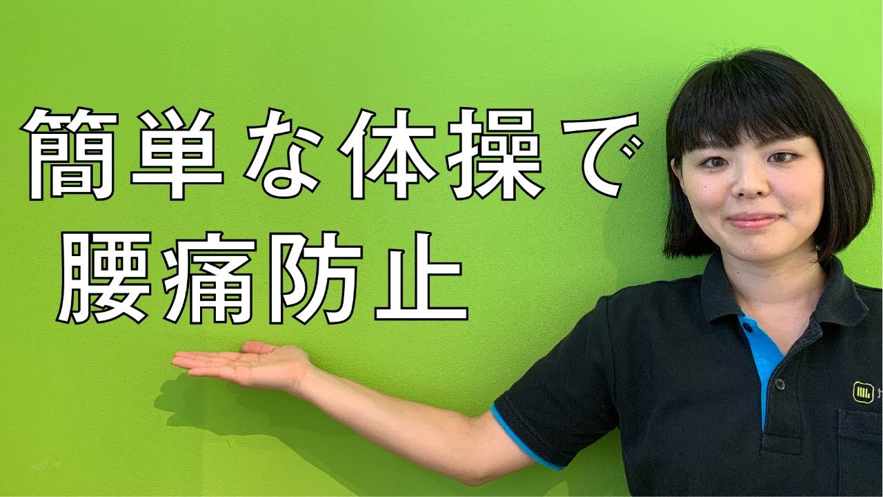 腰痛防止に効果あり！太もも裏を伸ばす体操