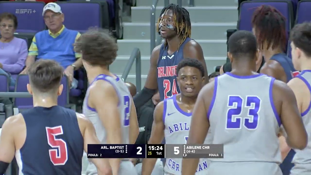 Arlington Baptist vs ACU 12/3/22 MBB