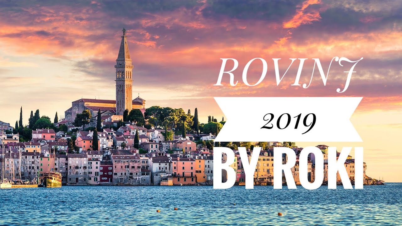 Rovinj , Croatia 2019 Drone Cinematic aerial footage. roki