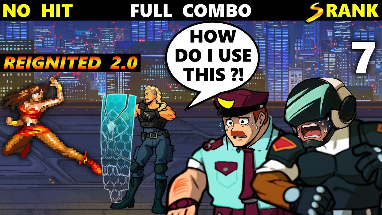 Streets of Rage 4 Stage 7 Full Combo Reignited 2.0 Blaze SoR2