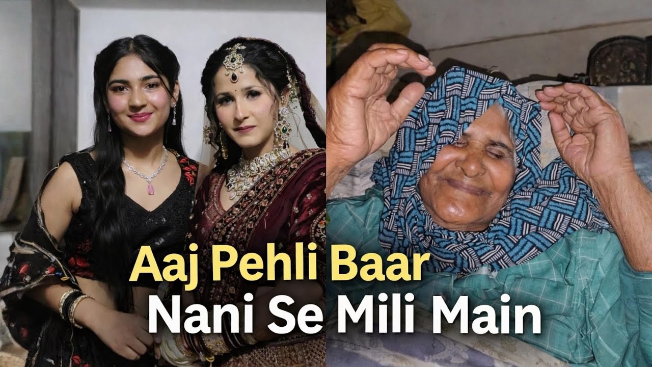 Aaj Pehli Baar Meri Nani Se Mili ☺️ | Family Wedding | Being Anshu