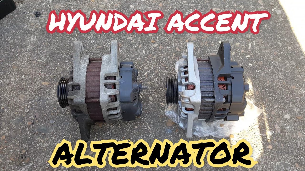 How to replace the alternator on a 2010 Hyundai Accent