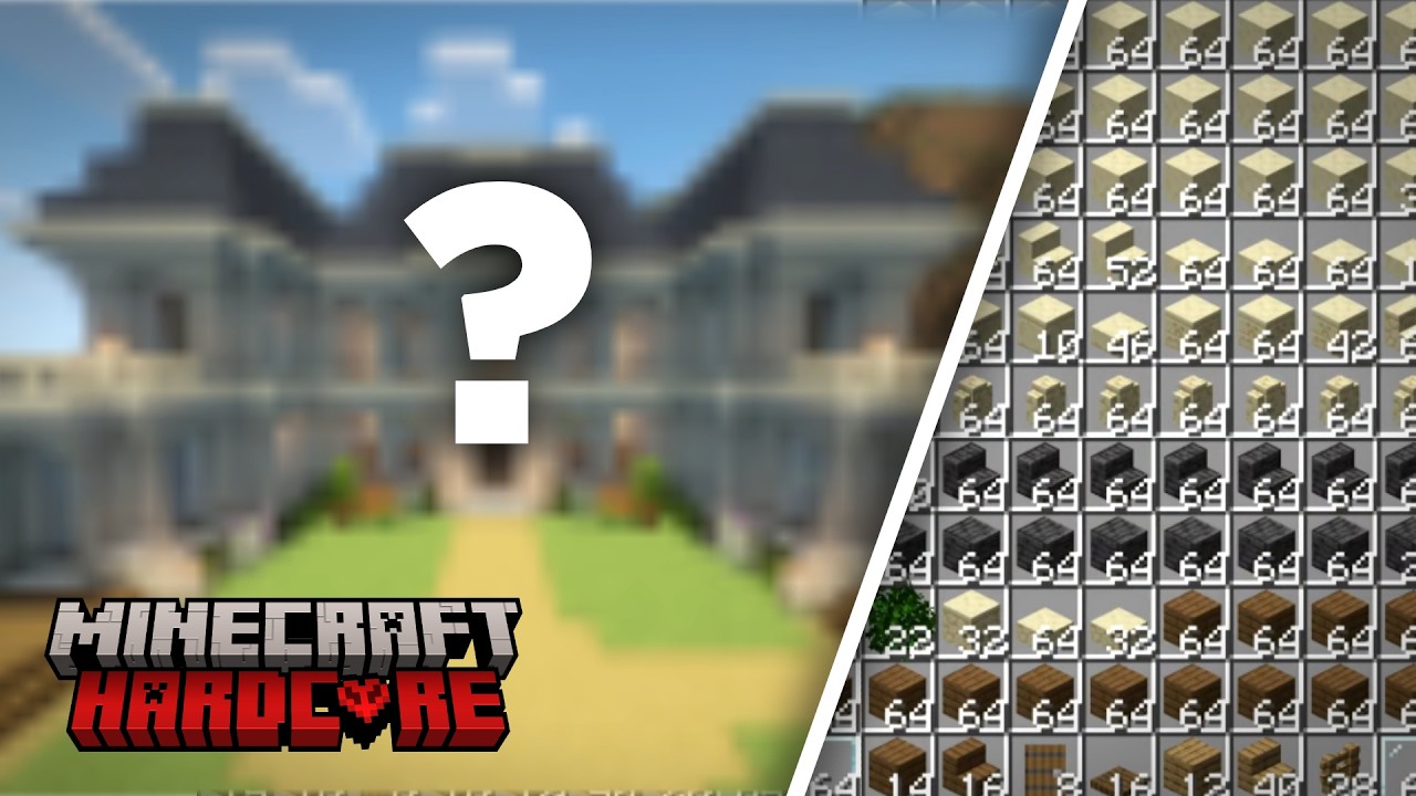 Mon Plus GROS BUILD sur Minecraft Hardore !! - Ep.5 - Minecraft Hardcore