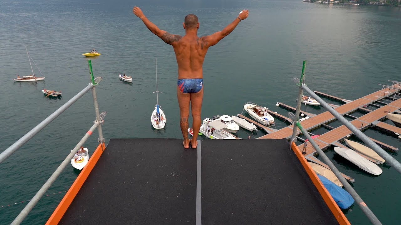 Edimen Lugano Cliff Diving