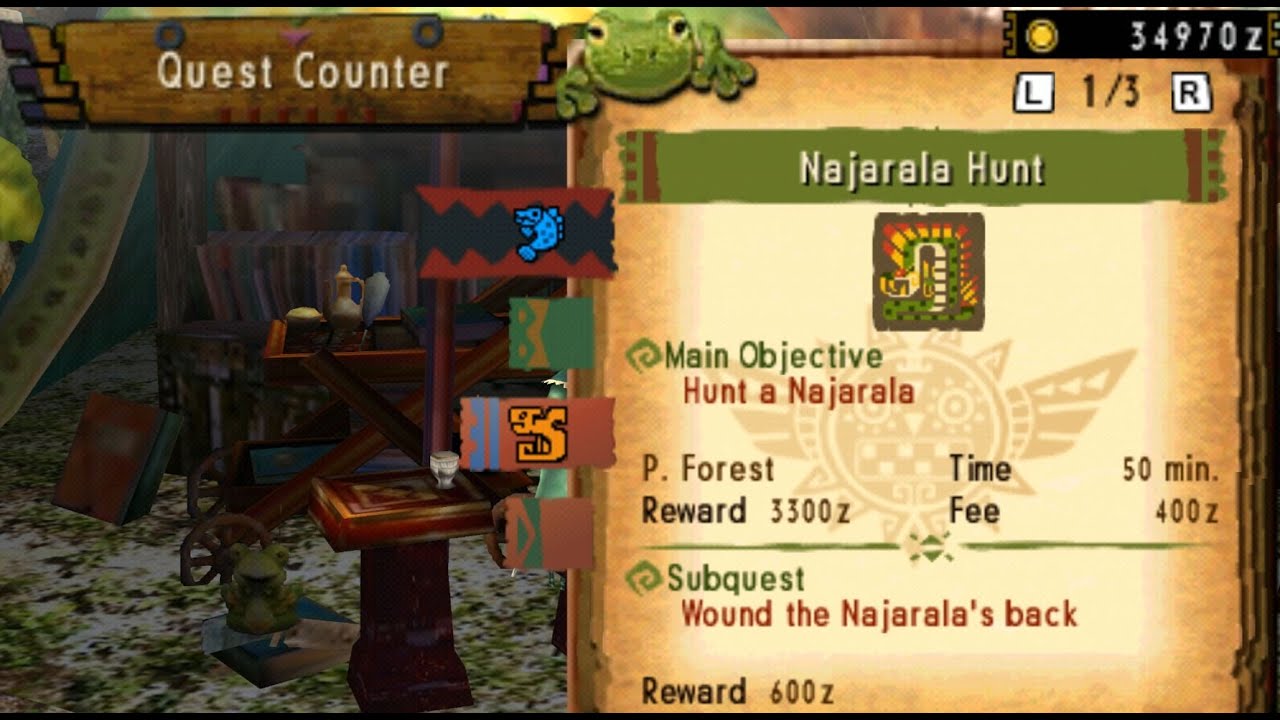 MH4Ultimate - Citra Emulator - 4K 60fps - Low Rank Najarala- Long Sword