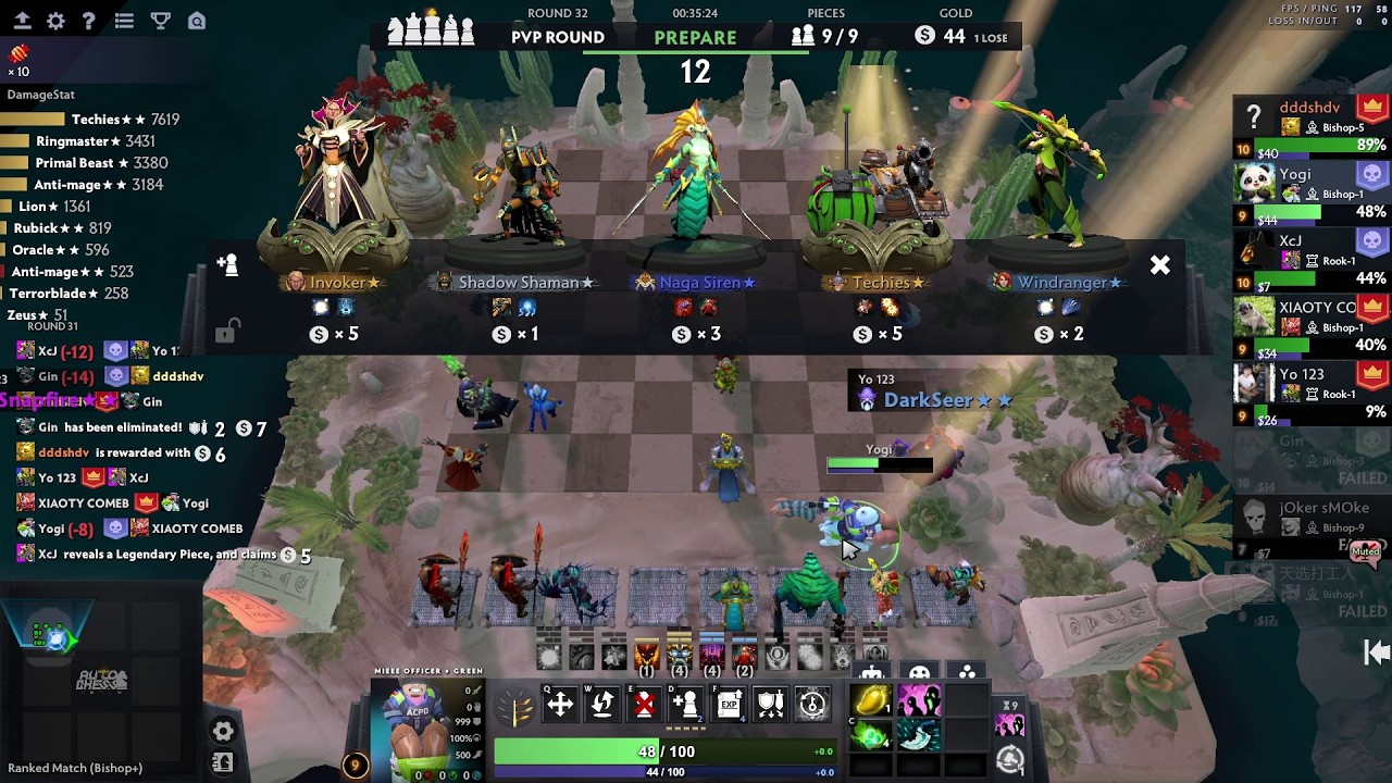 6 GODS + 4 DEMON HUNTERS = PURE DAMAGE CHAOS! | Dota 2 Arcade Auto chess Season 41