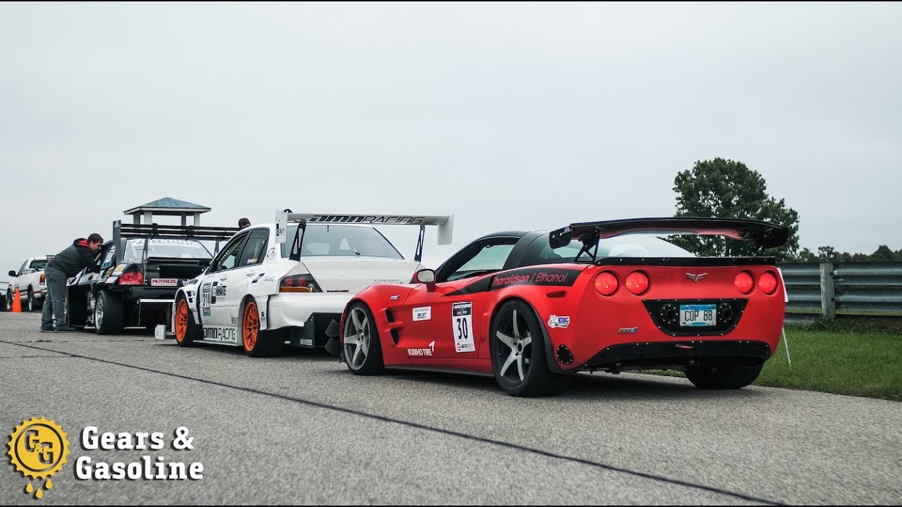 Evo vs Corvette ZR1- #GRIDLIFE Trackbattle Round 5