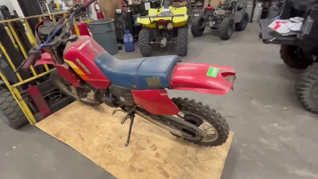1984 Suzuki RH250 TS250x -Street Legal Dual Sport - Stored 30 years