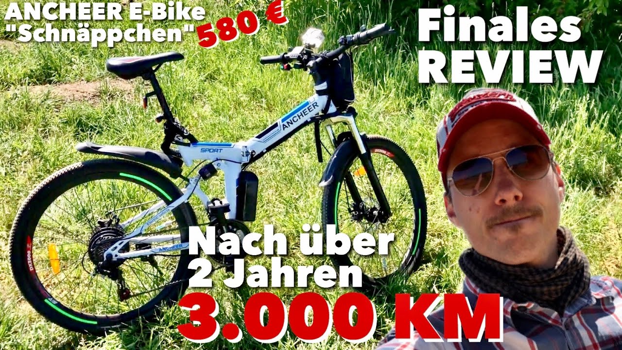 Das war's : Finaler Bericht zum Ancheer E Bike 