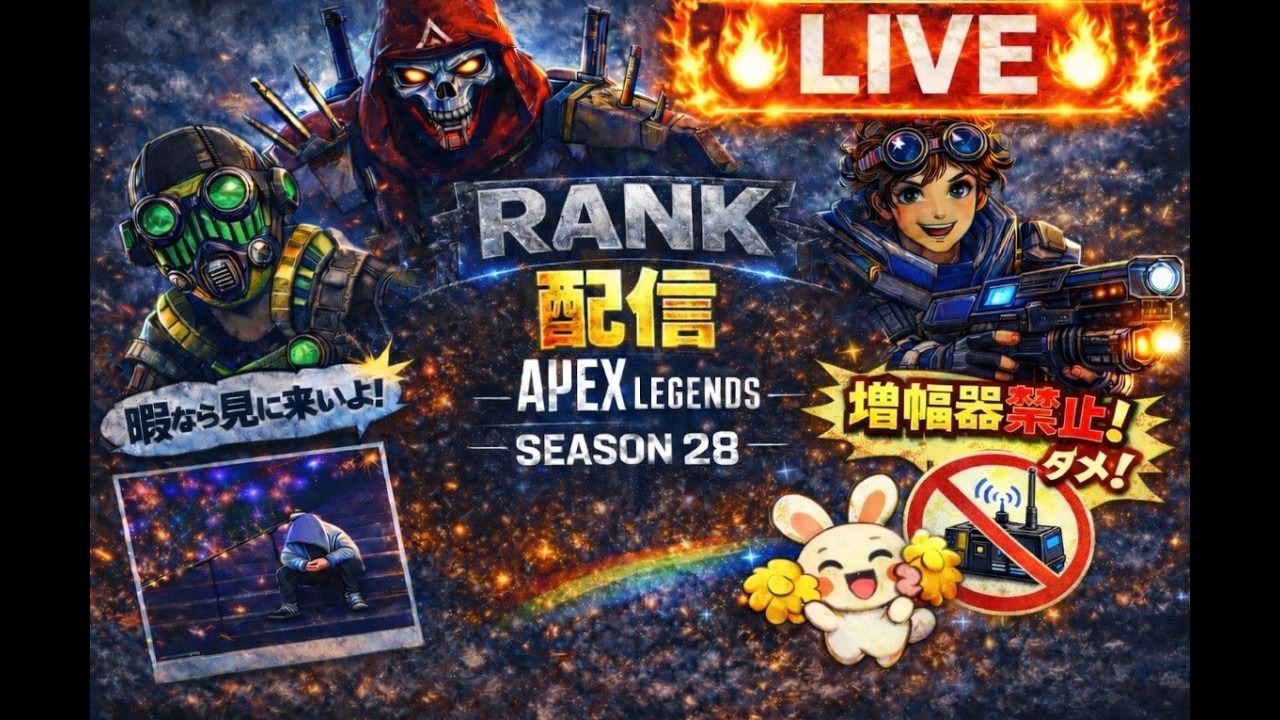 ＜apex＞増幅器禁止！これが本来のapexや！プラチナランク配信！　#apex #apexlegnds #初見さん大歓迎　#雑談