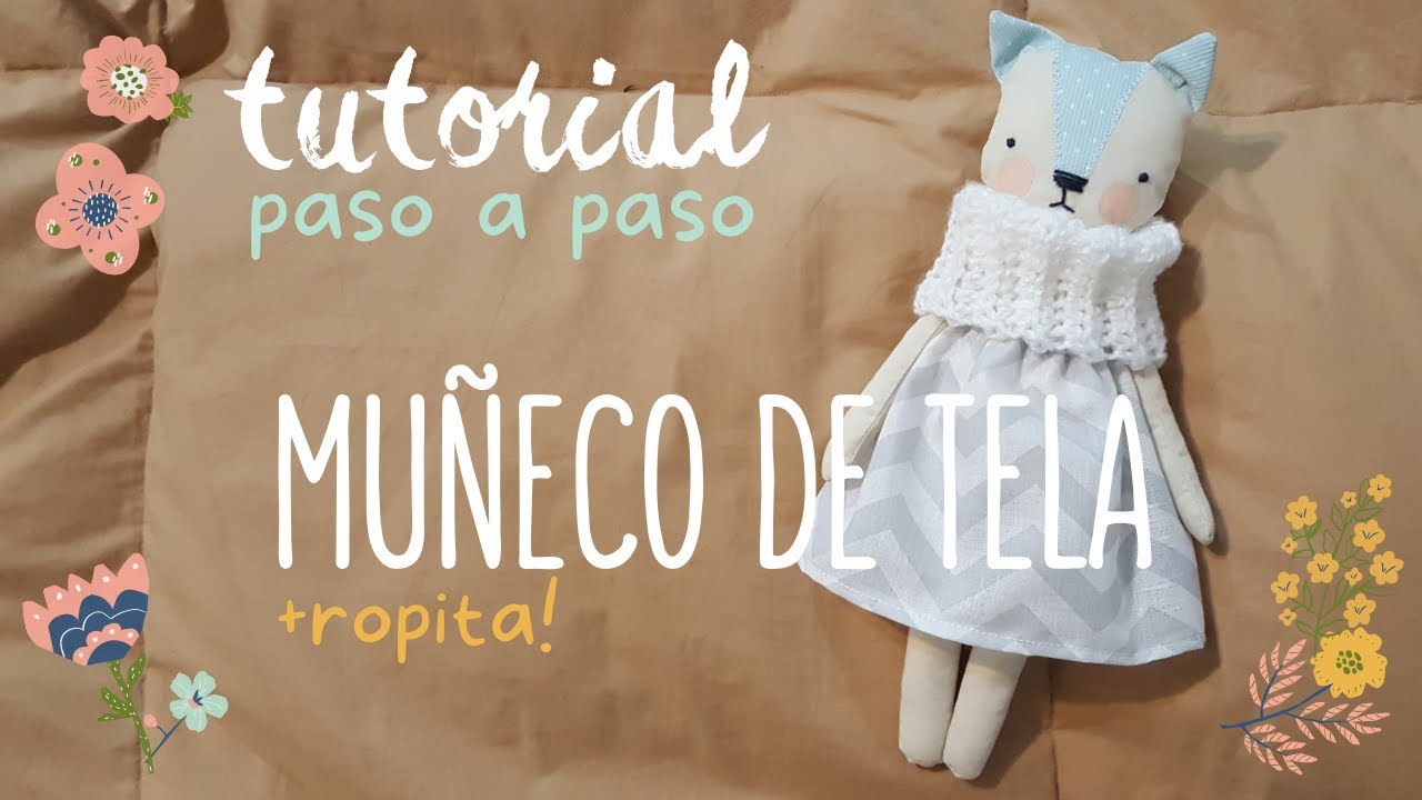 💖Muñeco de tela [HECHO a MANO] 🐱 DIY animalitos de tela | CONFECCIONA tus Patrones◀