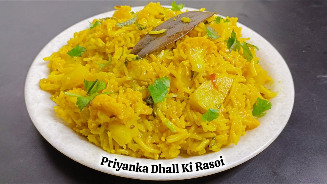 Simple Aloo Gobi Pulao Recipe | Quick Veg Pulao