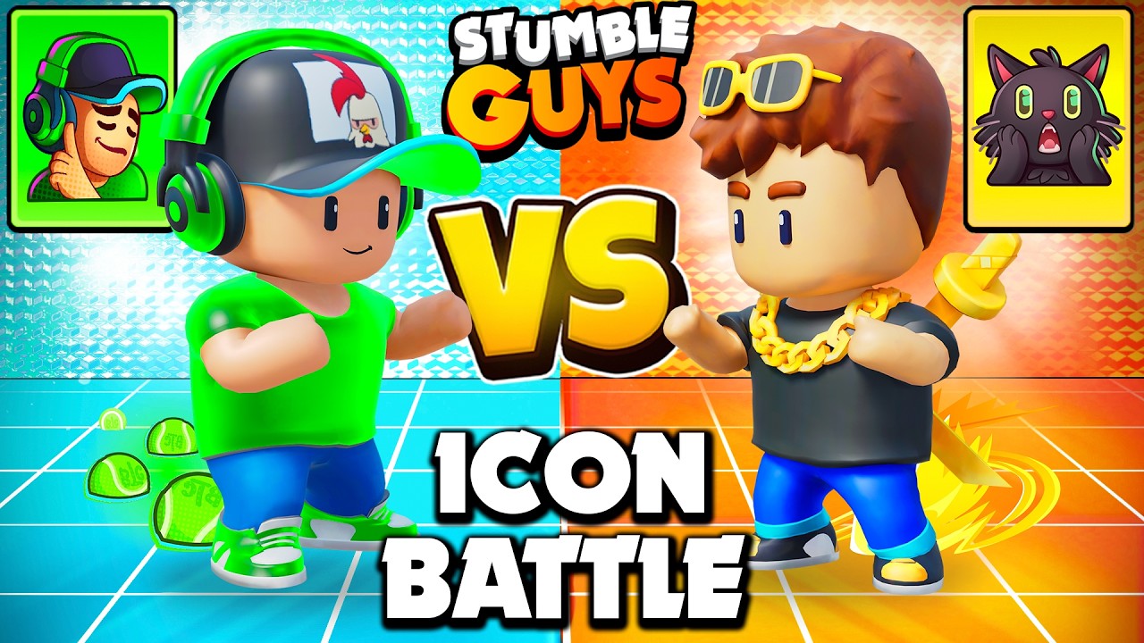 FIRST STUMBLE GUYS ICON SKIN BATTLE!