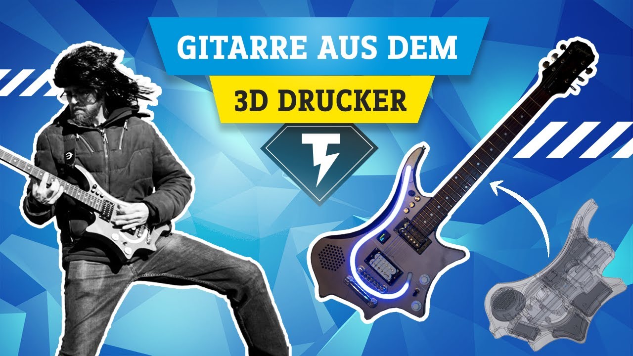 E-Gitarre aus dem 3D Drucker | Conrad TechnikHelden