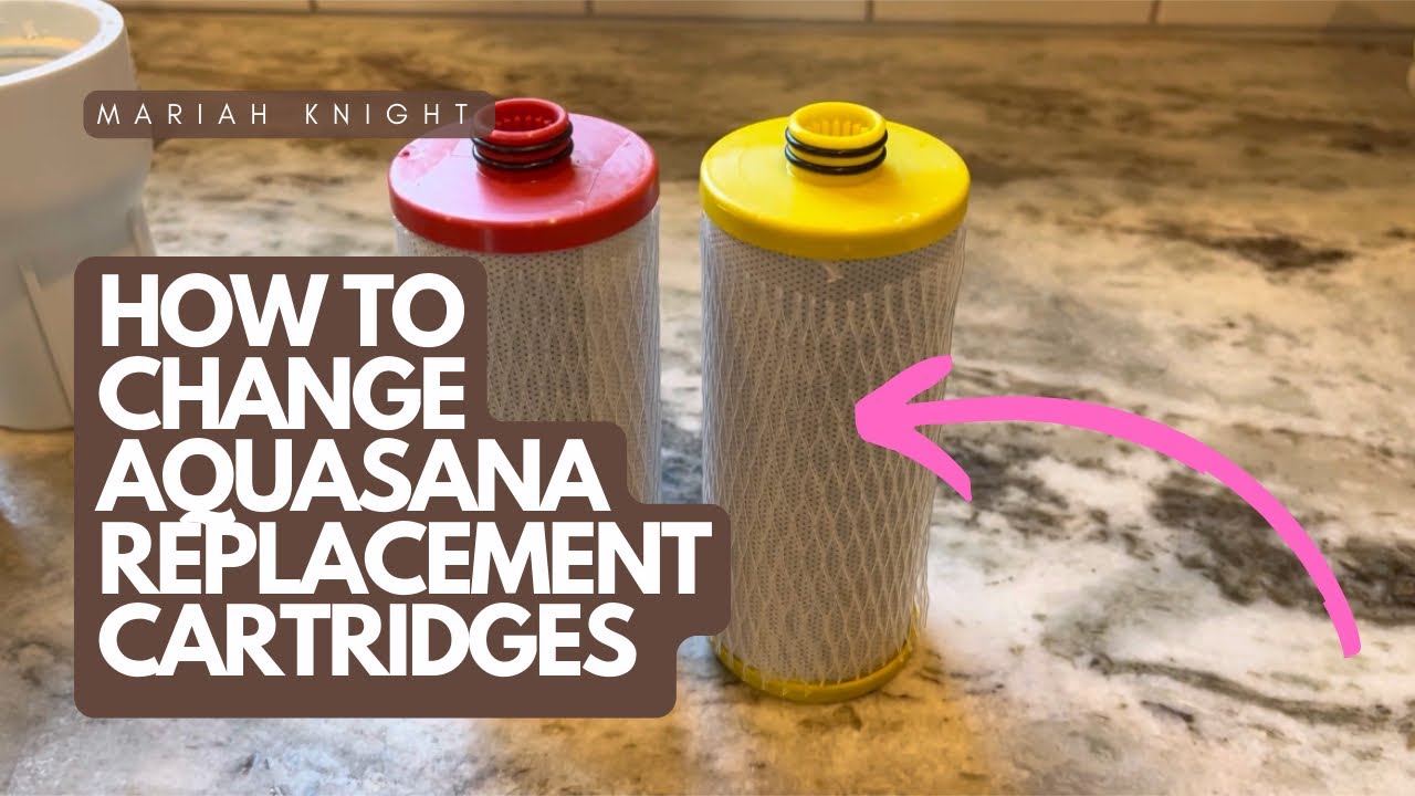 How to setup Aquasana Replacement Cartridges for 2-Stage Under Sink Water Filter