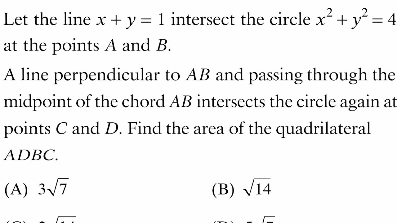 JEE pyq ( Circle and Straight lines )