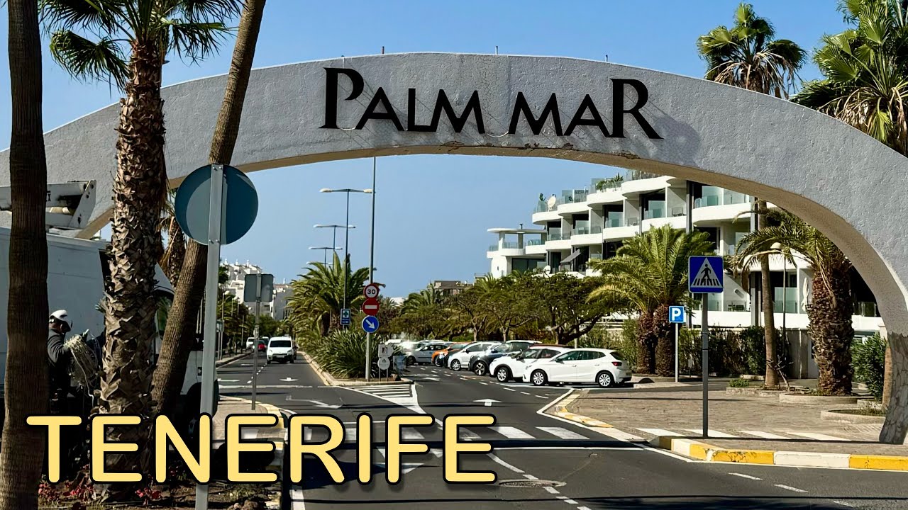 Teneife - Palm Mar 🌊🏖️💨 4K HDR