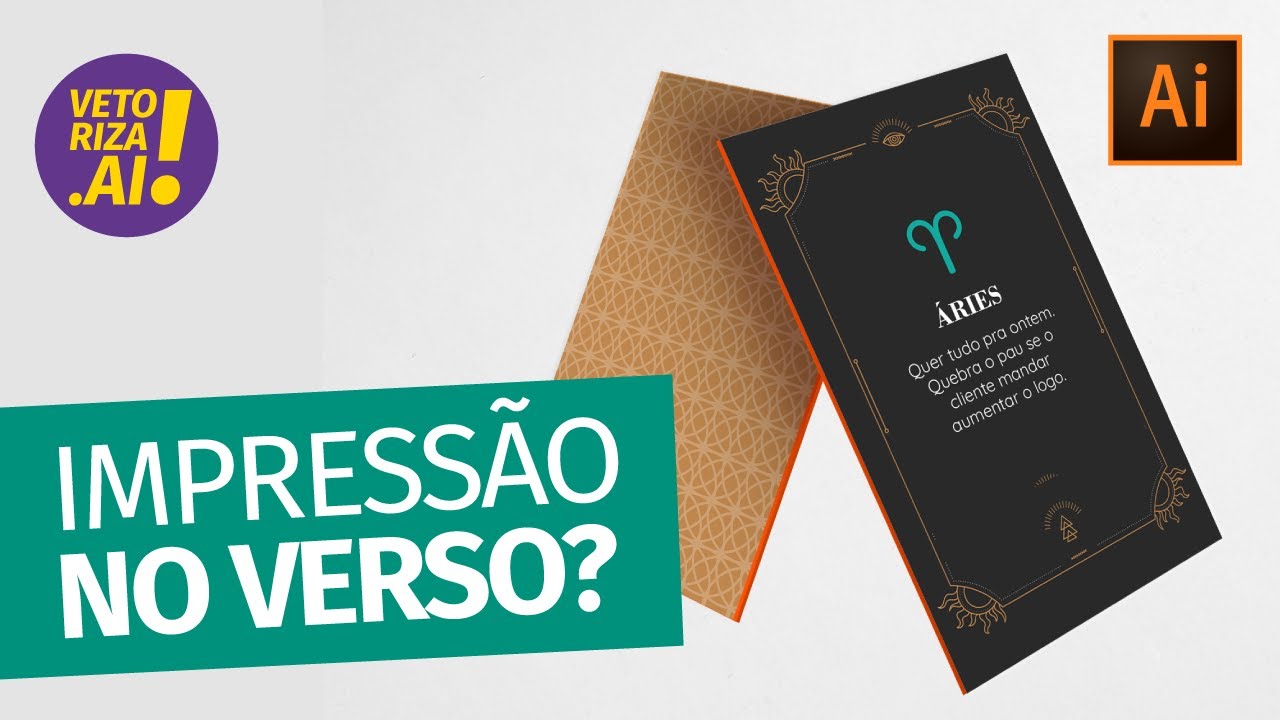 Criando projetos impressos FRENTE e VERSO