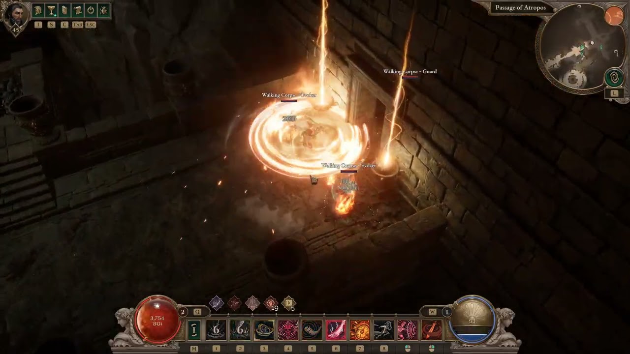 Titan Quest 2 - Updated Reaver Bleed/Rupture Whirlwind build.  Level 50 enemies.