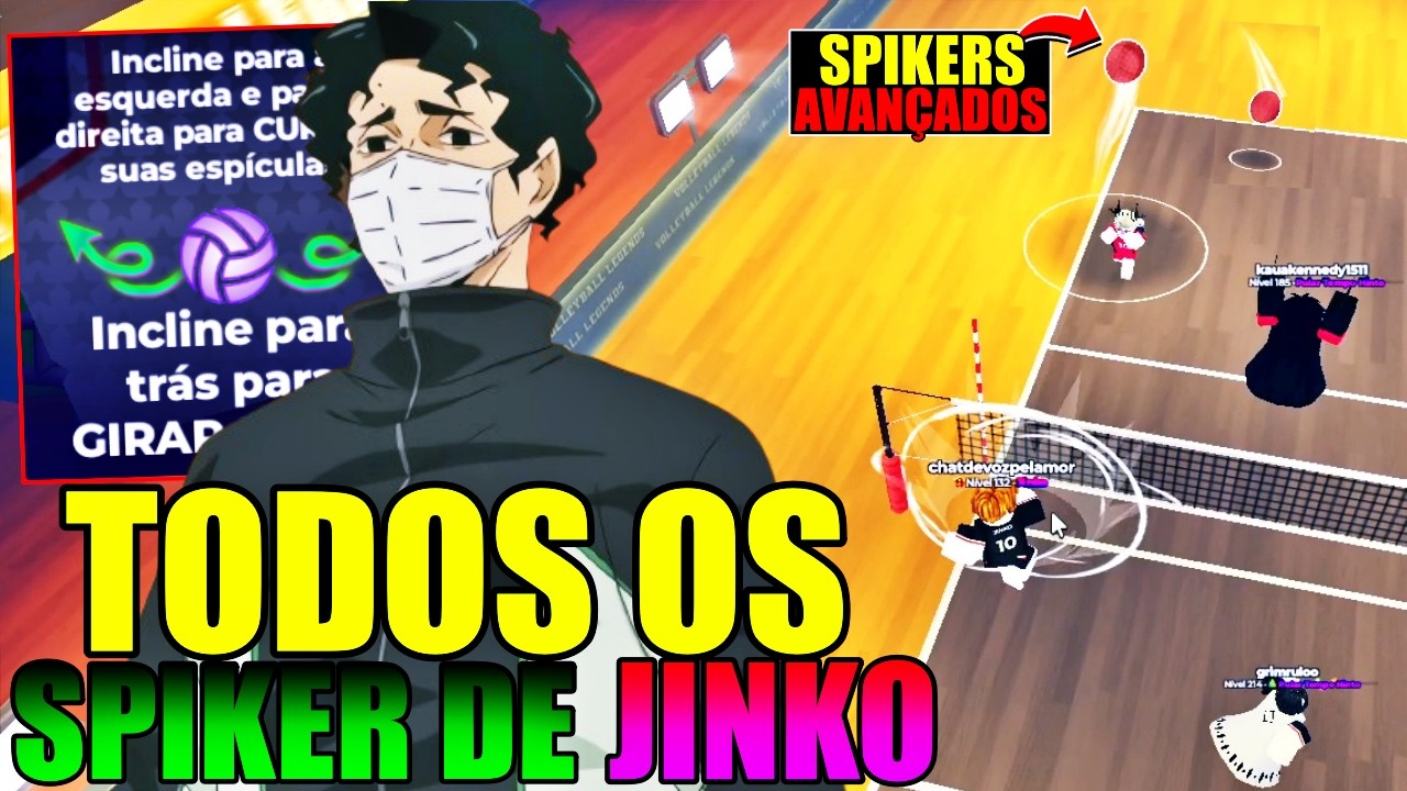 VEJA ISSO ANTES DE JOGAR DE JINKO! DO BASICO ATÉ O AVANÇADO DE JINKO!! VOLLEYBALL LEGENDS!