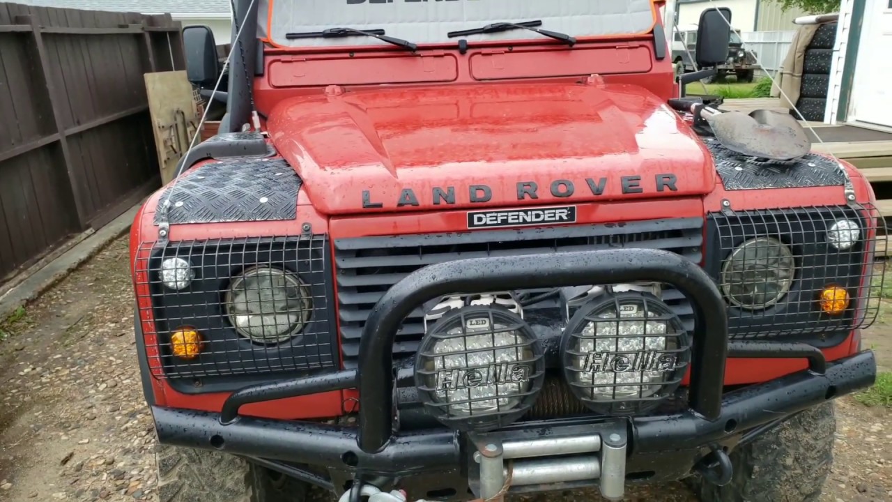 Defender 130 camp setup build pt1