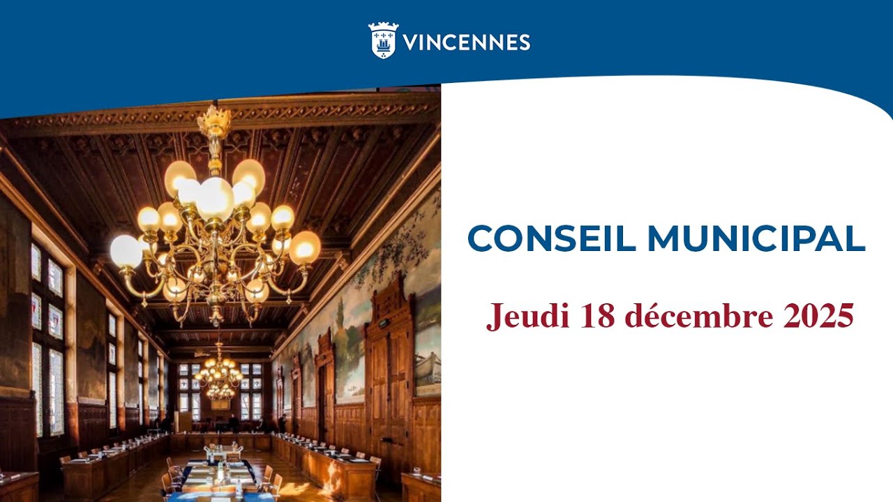 Conseil municipal - Jeudi 18 décembre 2025