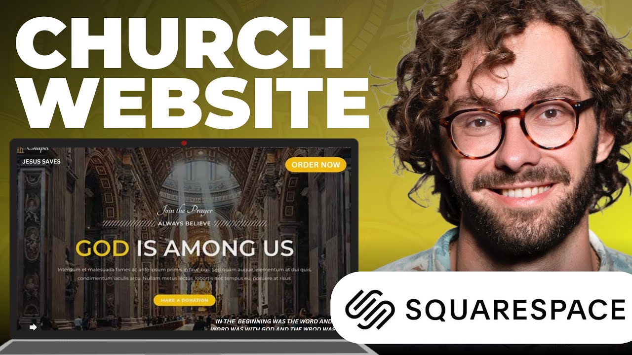 How To Make Church Website on Squarespace - Full Tutorial