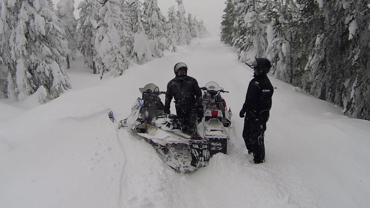2020 Snowmobiling West Yellowstone Trails