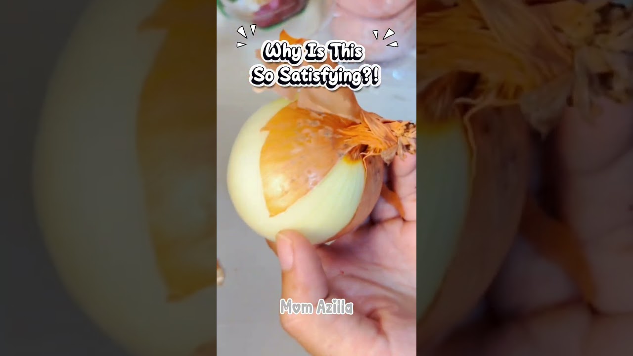 Relaxing Onion Peeling Sound 