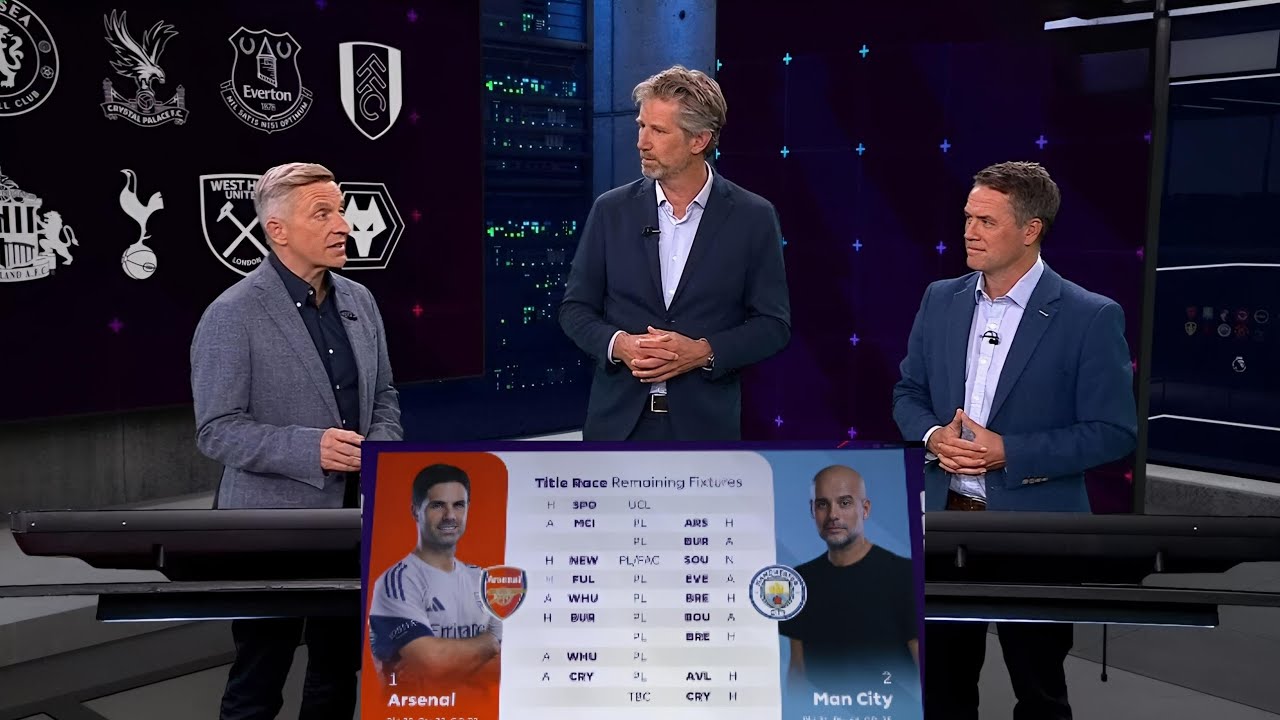 Michael Owen PREDICTS Man City vs Arsenal 😱 Title Race DECIDER?!