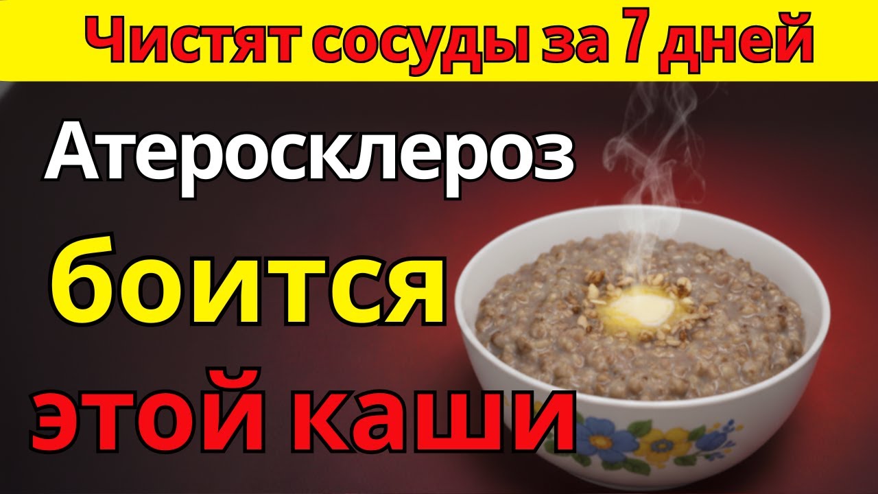 Чистят сосуды за 7 дней Атеросклероз боится этой каши |  питание для пожилых