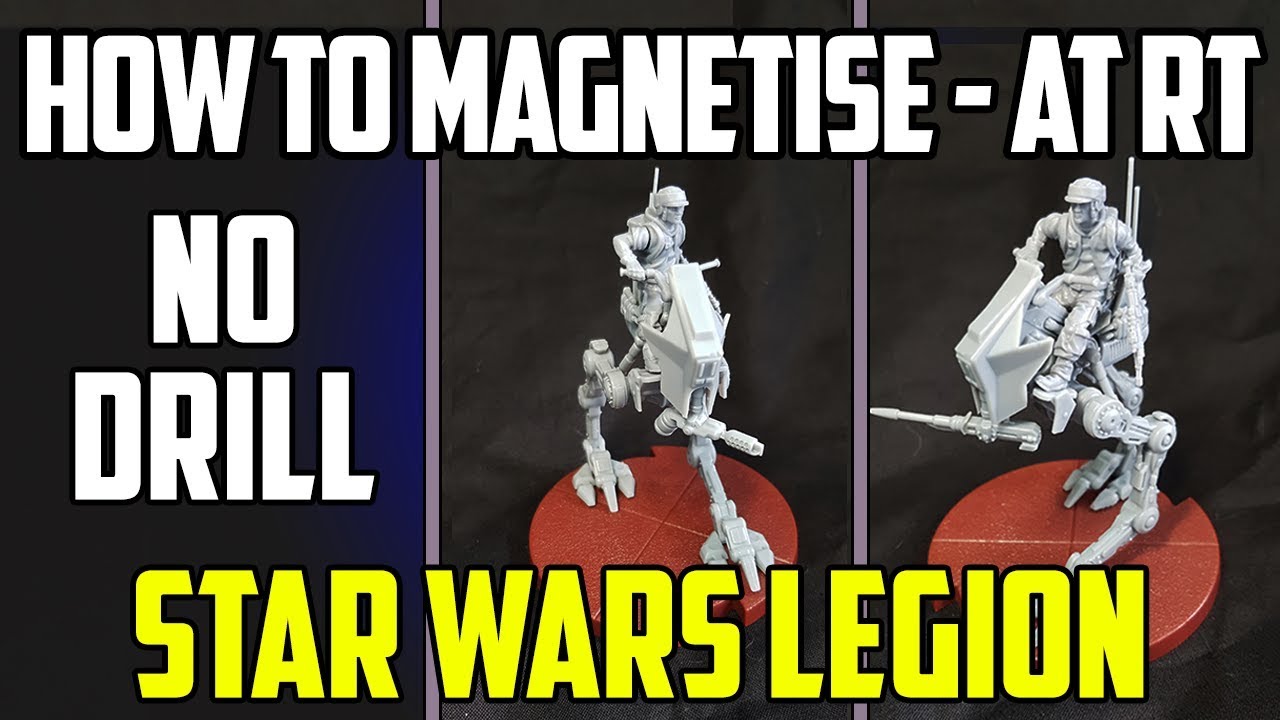 How To Magnetise AT-RT's Weapons - No Drill - Star Wars Legion