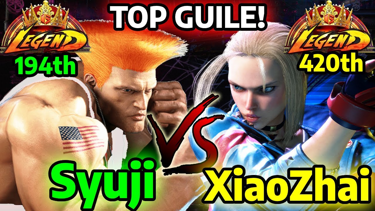 🔥 STREET FIGHTER 6 ➥ Syuji シュウジ (GUILE ガイル) VS. XiaoZhai (CAMMY キャミィ) LEGEND RANKS 🔥
