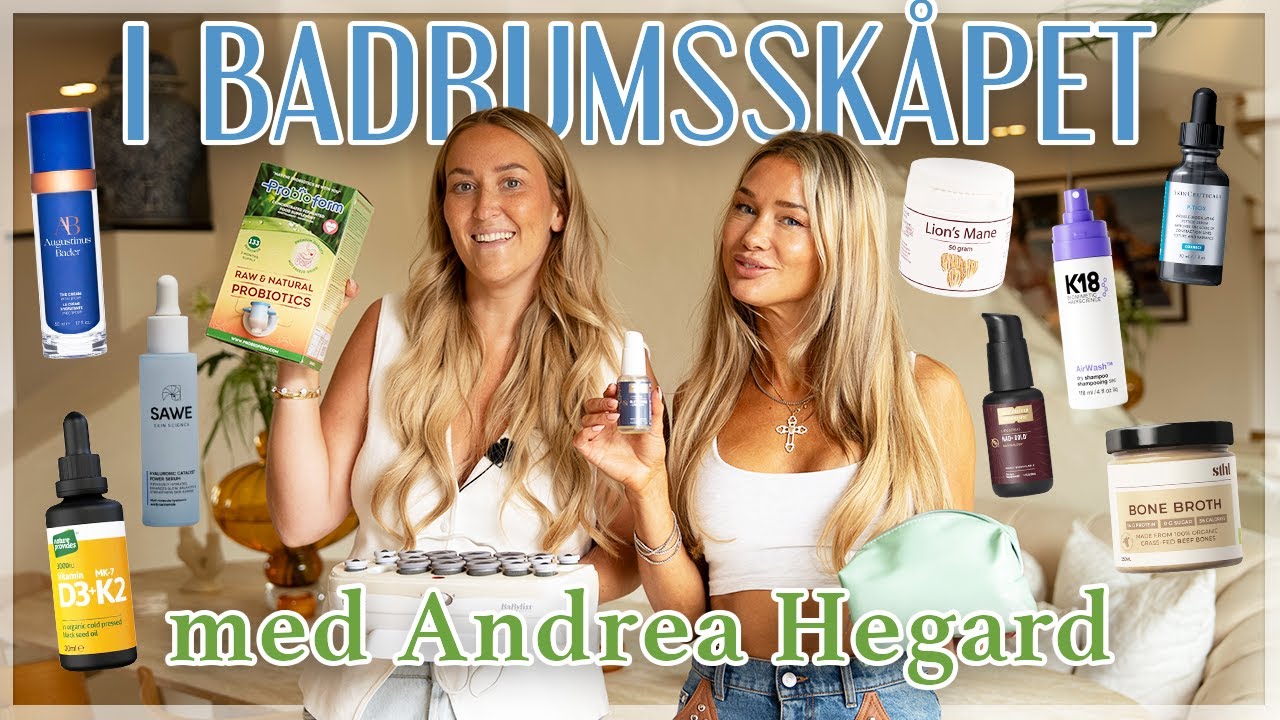I BADRUMSSKÅPET MED ANDREA HEGARD