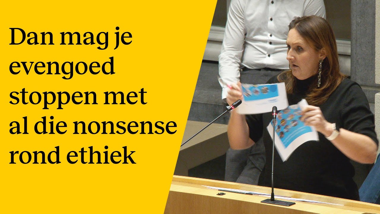 "Dit mag u doen met uw ethische code" - Gwendolyn Rutten