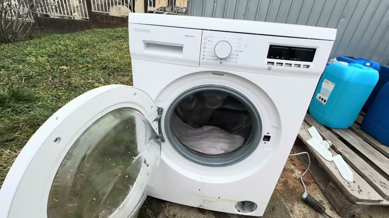 HEAVY STONES (+ ICE) VS TELEFUNKEN (VESTEL) WASHING MACHINE @AQD1071