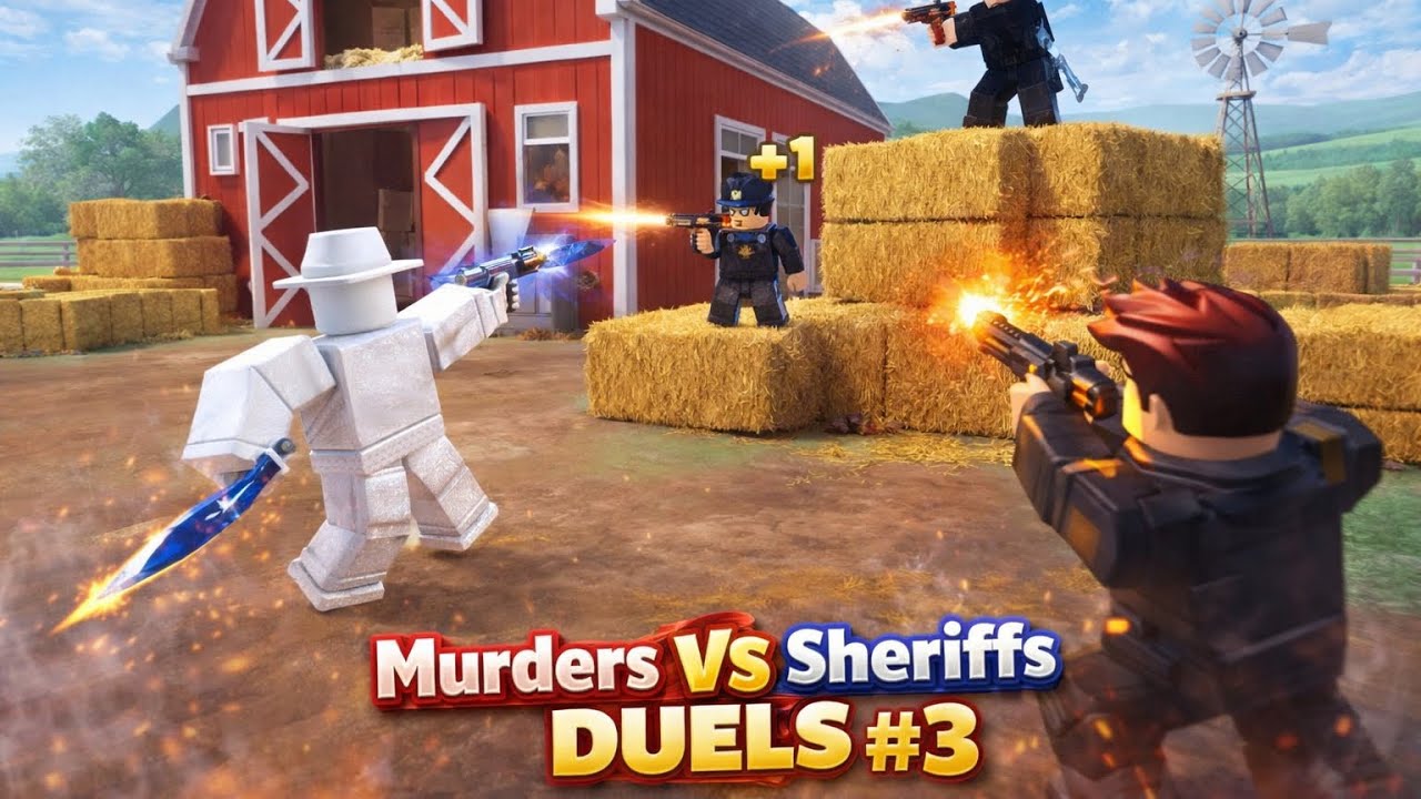 Murders Vs Sheriffs Duels with my friends / cousins #3