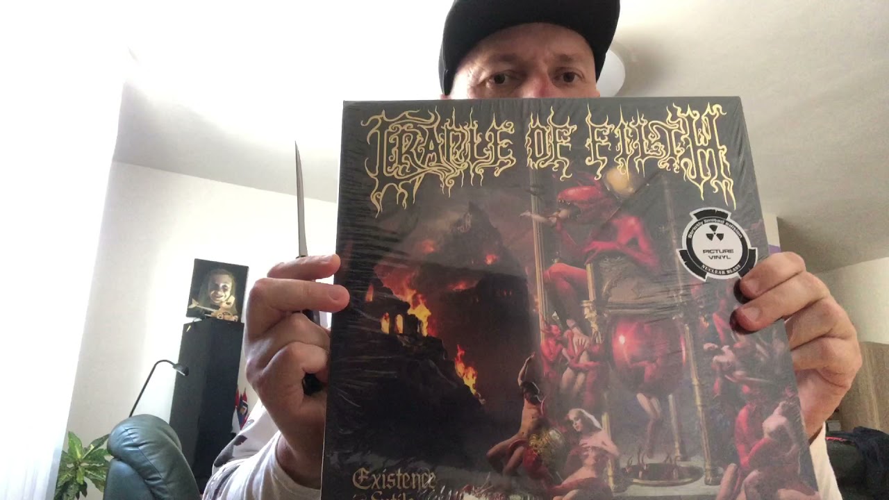 CRADLE OF FILTH - Existence Is Futile unboxing vinyl picture