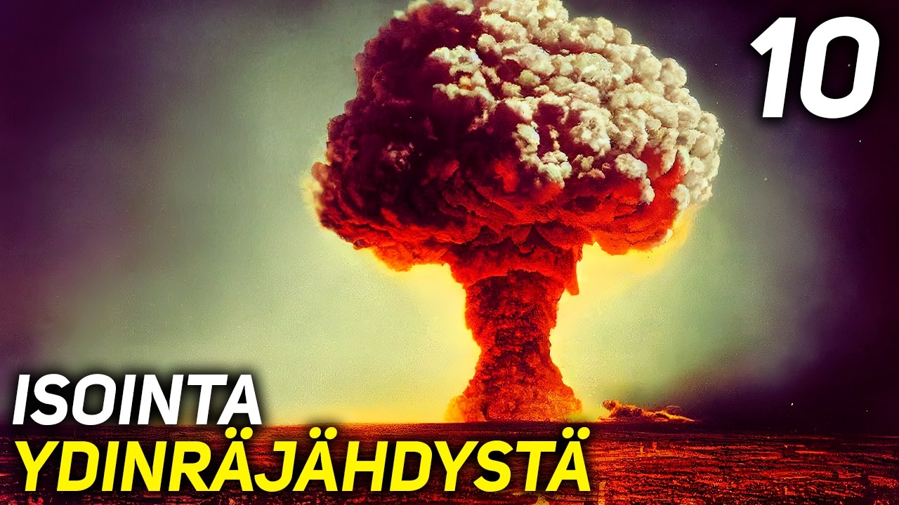 10 HISTORIAN VOIMAKKAINTA YDINRÄJÄHDYSTÄ