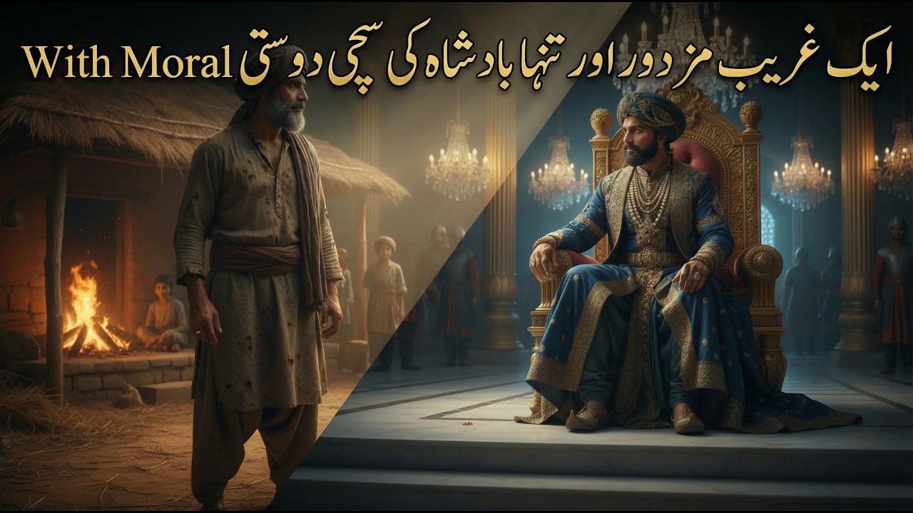 Ek Ghareeb Mazdoor aur Tanha Badshah ki Sachi Dosti With Moral