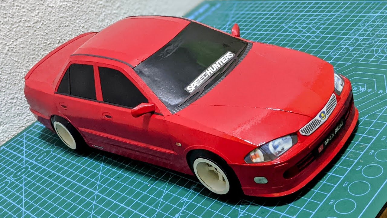 BUAT PROTON WIRA DARI KERTAS TAPI VIDEO TAK RAMAI SUPPORT