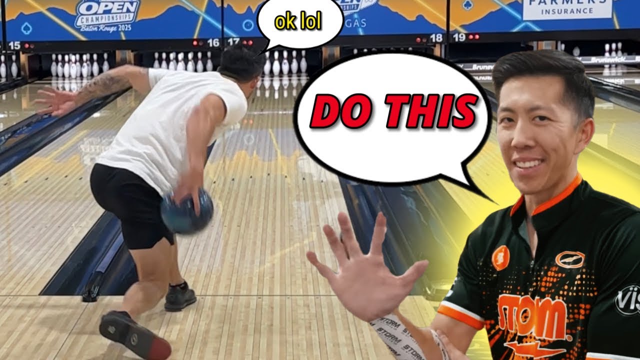 Darren Tang fixes my Bowling Release in 2 MINUTES with THIS ADVICE