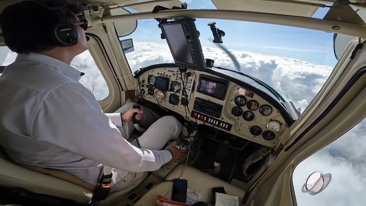 Aproximação e Pouso em Severino Lopes Natal RN com tapete de nuvens bonito na descida✈️👨‍⚕️