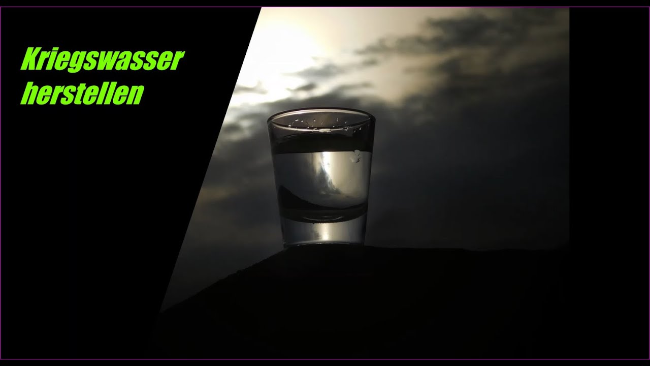 Kriegswasser ~ Schwarzes Wasser herstellen + Anwendung ~ Hexen lernen