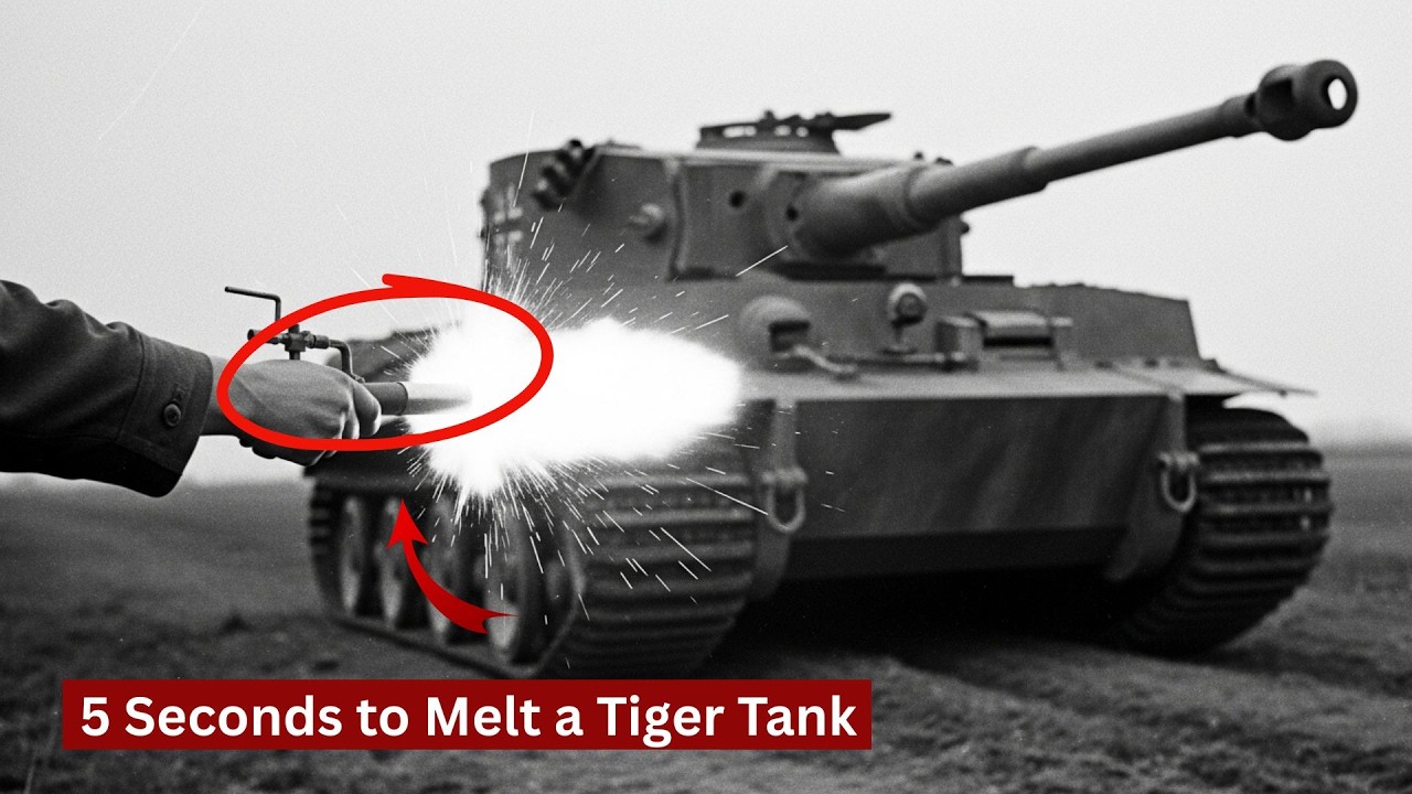 The 5-Second British Trick That Melted German Tiger Tanks Into Molten Metal