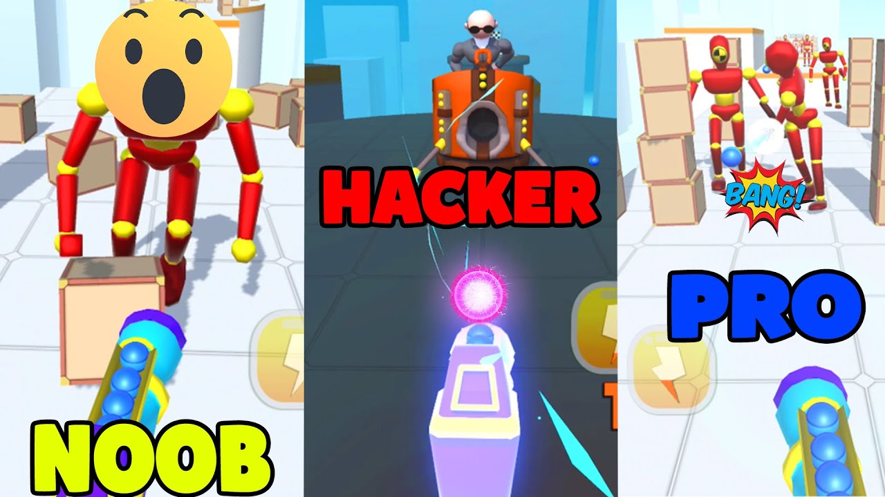 NOOB VS PRO VS HACKER IN Knock'em All