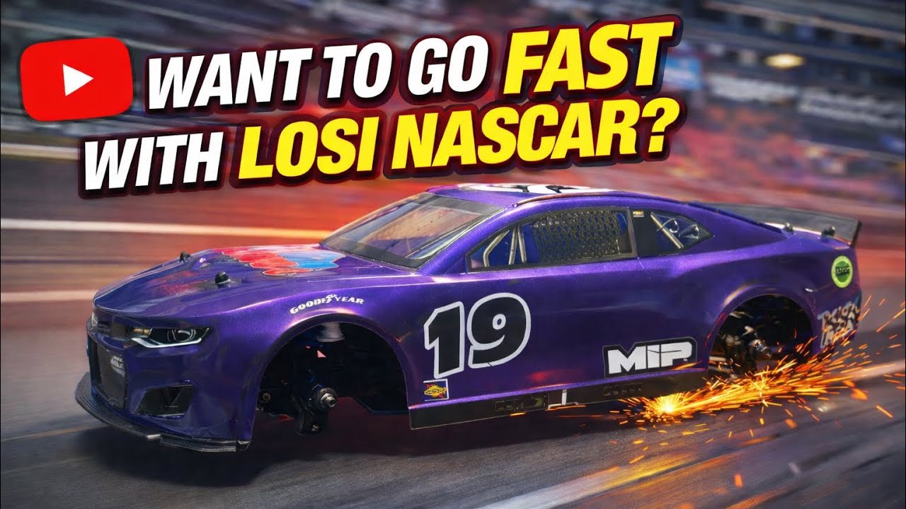 Want to go fast 💨 with your Losi Nascar! Follow these tips & tricks to GO FAST!