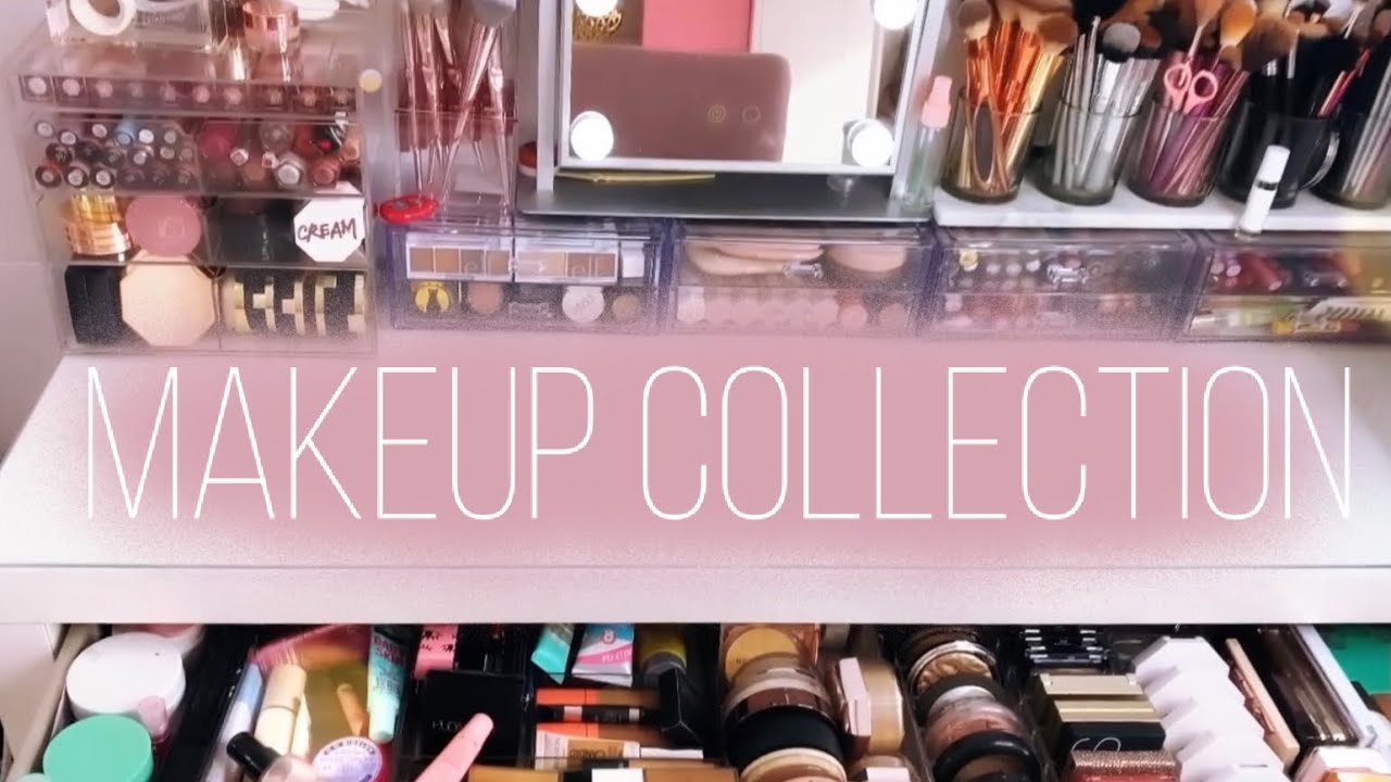 creating my dream makeup vanity ✨ a relaxing tour of my entire collection
