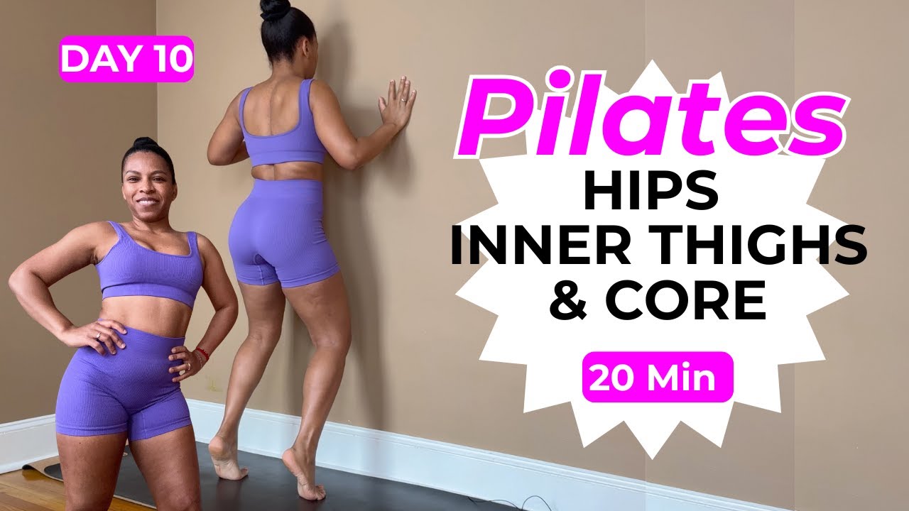 20 Min Wall Pilates for HIP MOBILITY & INNER THIGHS | 14 Day Wall Pilates Challenge – Day 10