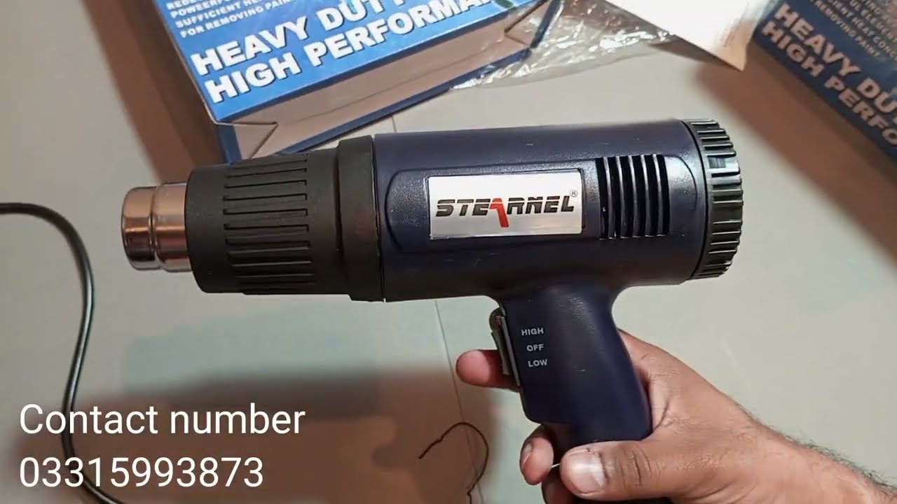 Heat gun  | heat gun uses | Best heat gun | how to use heat gun | Sternel heat gun unboxing & review
